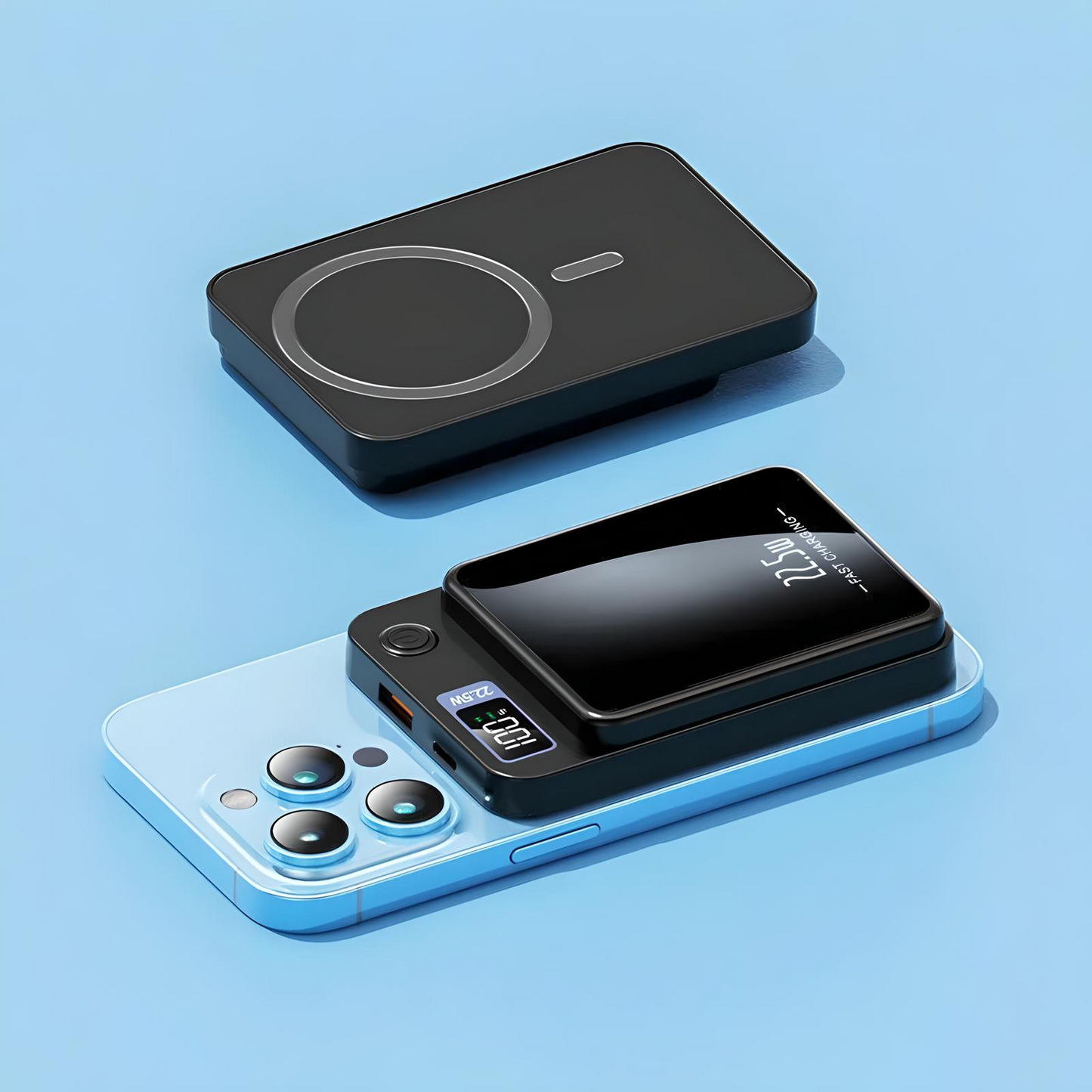 OptiCharge Magnetic Wireless Power Bank 12000mAh